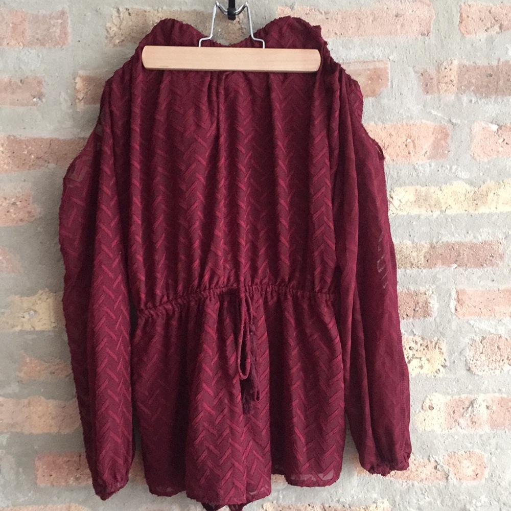 Off-the-shoulder Romper